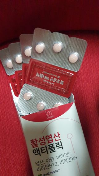 [리노브] 4세대 활성엽산 액티폴릭 270mg x 30정 — 5점을 준 리뷰어가 2022년 10월 올린 사용 사진