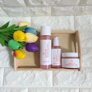 아이앤립 / EYENLIP 아이앤립 연어오일 리바이탈라이징 토너+앰플+크림 3종 세트 — 5점을 준 리뷰어가 2021년 7월 올린 사용 사진