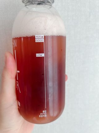 클린24시간 1BOX(5포) + 전용보틀(500ml) — 5점을 준 리뷰어가 2023년 7월 올린 사용 사진