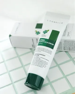 랑벨 랑바이오 블랙 시카 크림 50ml(블랙비 프로폴리스, 시카 4종, 판테놀 10 함유) — 4점을 준 리뷰어가 2022년 4월 올린 사용 사진