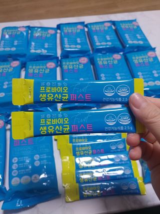 헬스업 핼스업 프로바이오 생유산균 퍼스트 — 5점을 준 리뷰어가 2021년 1월 올린 사용 사진