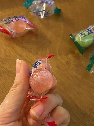 청포도캔디 복숭아캔디 — 5점을 준 리뷰어가 2022년 11월 올린 사용 사진