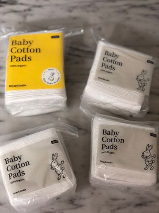 디어엘로디 프리미엄 유기농 베이비 솜티슈 40매 3 + 1 PACK — 4점을 준 리뷰어가 2021년 2월 올린 사용 사진