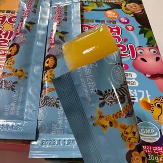 다나음 셀렌에 빠진 아연면역젤리 열대과일맛+사과맛 — 4점을 준 리뷰어가 2023년 1월 올린 사용 사진