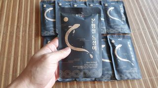 [비린내 완벽제거] 본황칠 통장어 국내산 장어즙 아르기닌 2800mg 장어즙효능 기력보강 — 5점을 준 리뷰어가 2022년 9월 올린 사용 사진