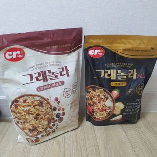 씨알푸드 씨알로 그래놀라 2종 후르츠+크랜베리 아몬드 — 4.5점을 준 리뷰어가 2022년 7월 올린 사용 사진