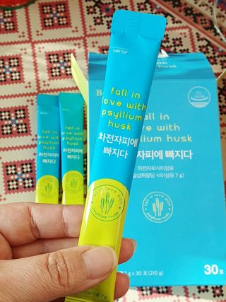 메디포스트 모비타 바디코드 식이섬유 차전자피에 빠지다 30포 — 5점을 준 리뷰어가 2022년 12월 올린 사용 사진