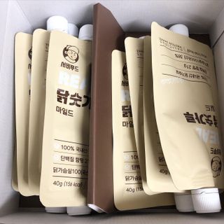 서비푸드 리얼 닭숫가루 마일드 1SET 10개입 — 4.5점을 준 리뷰어가 2022년 1월 올린 사용 사진