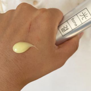 라이브용 [NEW_버진팜스 깨죽크림] 쓱- 바르면 잡티가 사라지는 광/톤/결 비타민크림 — 5점을 준 리뷰어가 2021년 10월 올린 사용 사진