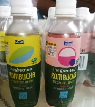 더그레잇티 콤부차 [매일유업] 더그레잇티 44kcal 콤부차 300ml *12개입 (오리지널 6개+베리리치 6개) — 3점을 준 리뷰어가 2023년 7월 올린 사용 사진