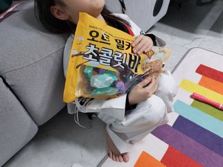 델리스 오트 밀키 초콜릿 바 — 5점을 준 리뷰어가 2023년 1월 올린 사용 사진