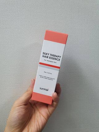 썸헤어 / SUMHAIR 썸헤어 실키 테라피 헤어 에센스 — 5점을 준 리뷰어가 2021년 5월 올린 사용 사진