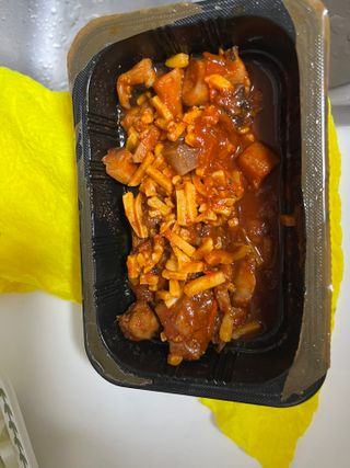 자연풍미 문어직화볶음 3종 (불고기, 불곱창, 치즈불닭) — 5점을 준 리뷰어가 2022년 8월 올린 사용 사진