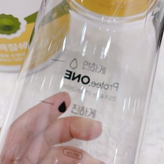 프로티원 단백질쉐이크 녹차맛 2주분 1통+보틀 — 5점을 준 리뷰어가 2021년 4월 올린 사용 사진