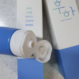 [심폐소생소] 무불소 임산부 천연 치약 — 5점을 준 리뷰어가 2021년 8월 올린 사용 사진