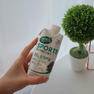 셀렉스스포츠 셀렉스 스포츠 웨이 프로틴 초콜릿 _ 330ml x 12팩 — 5점을 준 리뷰어가 2021년 3월 올린 사용 사진