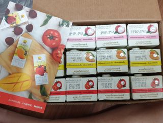 도이캄 착즙 완숙 토마토 200ml 12팩 무설탕 태국왕실 기내식주스 — 5점을 준 리뷰어가 2021년 2월 올린 사용 사진