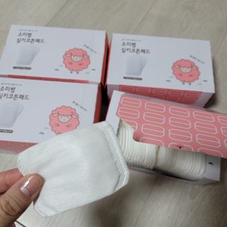 소미썸 실키 화장솜 — 5점을 준 리뷰어가 2022년 3월 올린 사용 사진