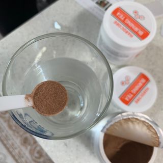 뉴트리션팩토리 하드코어버닝티 오리지널 — 5점을 준 리뷰어가 2021년 8월 올린 사용 사진