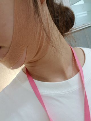 아이디플라코스메틱 아이디 페이스핏 마이너스 밴드 v2 — 4점을 준 리뷰어가 2021년 5월 올린 사용 사진
