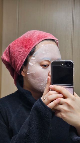 세뚜아(Cettua) [세뚜아] 타임리스 바이탈 페이셜 마스크팩  Cettua Timeless  Vital Mask 5매 — 5점을 준 리뷰어가 2024년 1월 올린 사용 사진