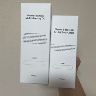 [녹산] 그린 솔루션 멀티 클렌징 오일 + 그린 솔루션 멀티 바디 미스트 — 4.5점을 준 리뷰어가 2022년 11월 올린 사용 사진
