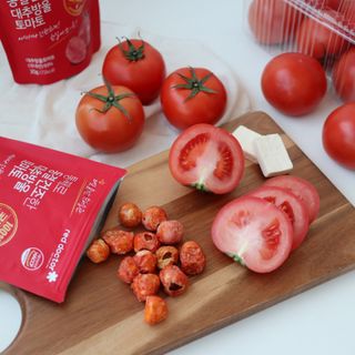 레드닥터 완숙토마토 + 통째로 동결건조한 대추방울토마토 — 5점을 준 리뷰어가 2022년 12월 올린 사용 사진