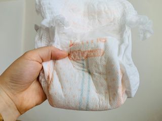 오브맘 밤 프리미엄 아기 기저귀 팬티형 밴드형 — 5점을 준 리뷰어가 2021년 1월 올린 사용 사진