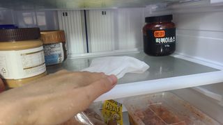 햅스 세균없는 주방 대형 2팩, HAPS sanitizer wipe — 5점을 준 리뷰어가 2022년 1월 올린 사용 사진