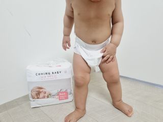 쿠잉 에어드라이  풀커버 밴드기저귀 (S/M/L) 1팩 — 5점을 준 리뷰어가 2022년 12월 올린 사용 사진