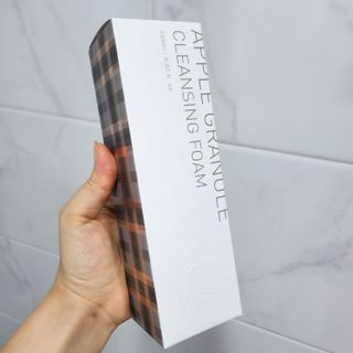 [크리스앤릴리] 애플 그래뉼 클렌징폼 — 4.5점을 준 리뷰어가 2022년 9월 올린 사용 사진