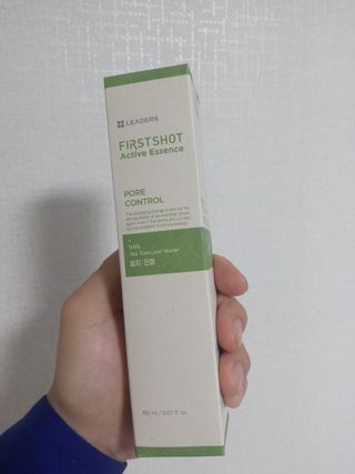 리더스코스메틱 리더스 퍼스트 샷 액티브 에센스 토닝 컨트롤 & 포어 컨트롤 — 5점을 준 리뷰어가 2021년 11월 올린 사용 사진