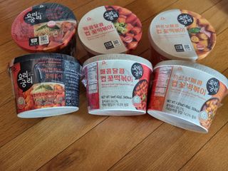 나우  [요리궁리] B타입 ( 매콤, 치즈, 매콤까르보 ) 꽃떡볶이 6개입 세트 — 4.5점을 준 리뷰어가 2025년 3월 올린 사용 사진