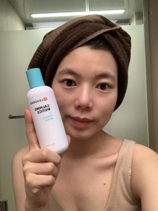 리더스코스메틱 리더스 카밍 바이오틱스 에센스 워터 — 4.5점을 준 리뷰어가 2022년 1월 올린 사용 사진