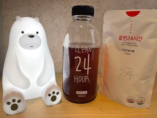 클린24시간 1BOX(5포) + 전용보틀(500ml) — 5점을 준 리뷰어가 2022년 9월 올린 사용 사진