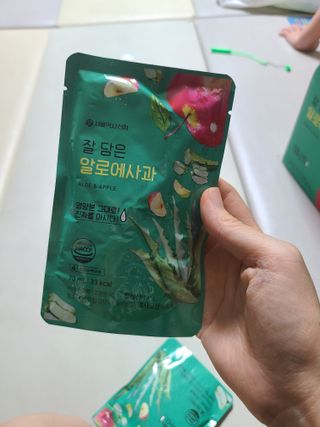 서울약사신협 잘 담은 알로애사과_70ml x 30포 — 5점을 준 리뷰어가 2021년 9월 올린 사용 사진