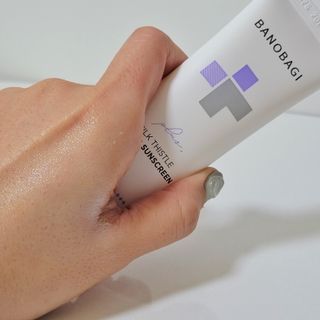 바노바기 코스메틱 바노바기 밀크씨슬 리페어 시카 선스크린 플러스 50ml — 5점을 준 리뷰어가 2023년 2월 올린 사용 사진