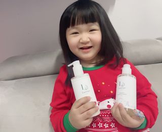 란떼쥬 프르미에 스킨케어 샴푸앤바스 + 크림로션 베이직 세트 — 5점을 준 리뷰어가 2021년 12월 올린 사용 사진