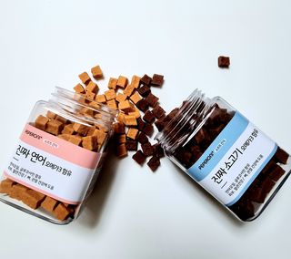 페페로니 진짜 오메가3 연어+소고기 180g+180g — 5점을 준 리뷰어가 2021년 7월 올린 사용 사진