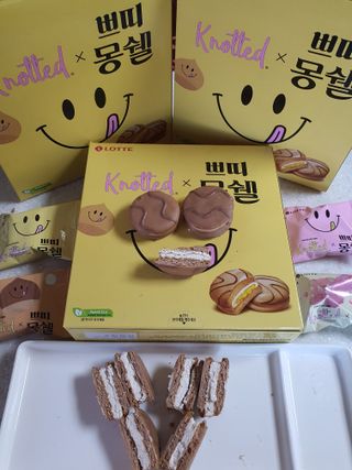 롯데제과 쁘띠몽쉘 마롱몽블랑 — 5점을 준 리뷰어가 2021년 10월 올린 사용 사진