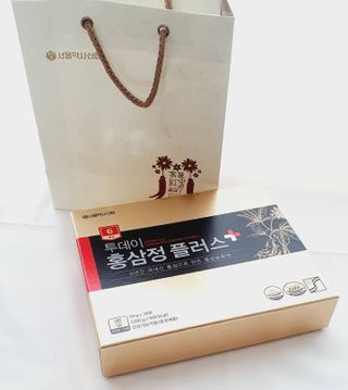 서울약사신협_투데이홍삼정플러스스틱_10g x 30포 — 5점을 준 리뷰어가 2021년 6월 올린 사용 사진