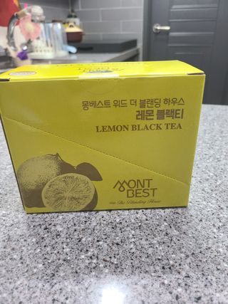 몽베스트 위드더 블랜딩 하우스 _레몬 블랙티 — 4점을 준 리뷰어가 2022년 12월 올린 사용 사진