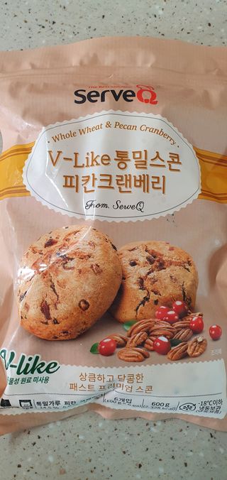 서브큐 V-like 통밀스콘 2종 (애플시나몬+피칸크랜베리) — 5점을 준 리뷰어가 2022년 8월 올린 사용 사진