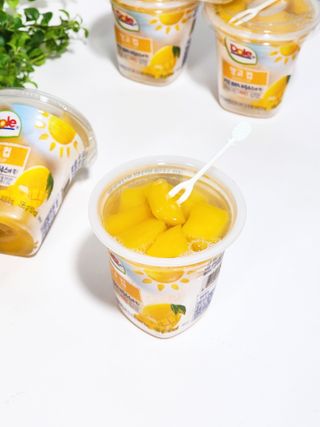 돌 MF[Dole] 파인애플컵/망고컵/복숭아컵 198g 6입X1박스 (맛 1가지 랜덤 발송) — 5점을 준 리뷰어가 2024년 5월 올린 사용 사진