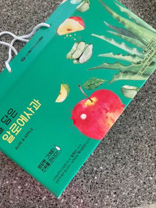 서울약사신협 잘 담은 알로애사과_70ml x 30포 — 5점을 준 리뷰어가 2021년 9월 올린 사용 사진