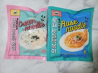[푸딩팩토리] 로제누들떡볶이 500g / 까르보나라크림누들떡볶이 500g — 5점을 준 리뷰어가 2022년 8월 올린 사용 사진