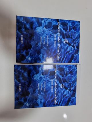 체르엠 그린 케비어 더블워터 마스크팩 5매입  2팩 — 4.5점을 준 리뷰어가 2021년 11월 올린 사용 사진