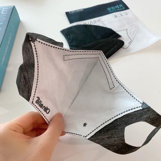 끌린에르 스포츠 귀편한 새부리형 마스크 — 5점을 준 리뷰어가 2022년 2월 올린 사용 사진