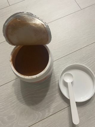 뉴트리션팩토리 하드코어버닝티 오리지널 — 5점을 준 리뷰어가 2021년 10월 올린 사용 사진