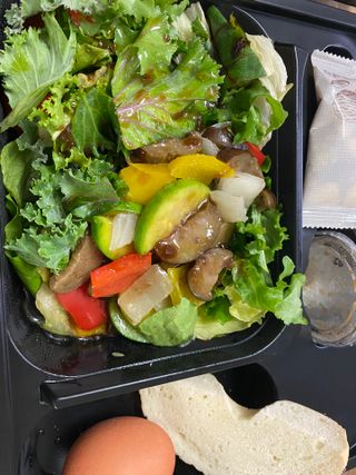 참살이도시락 작심삼일 샐러드도시락 3개 맛보기 새벽배송 또는 택배배송 — 5점을 준 리뷰어가 2021년 8월 올린 사용 사진